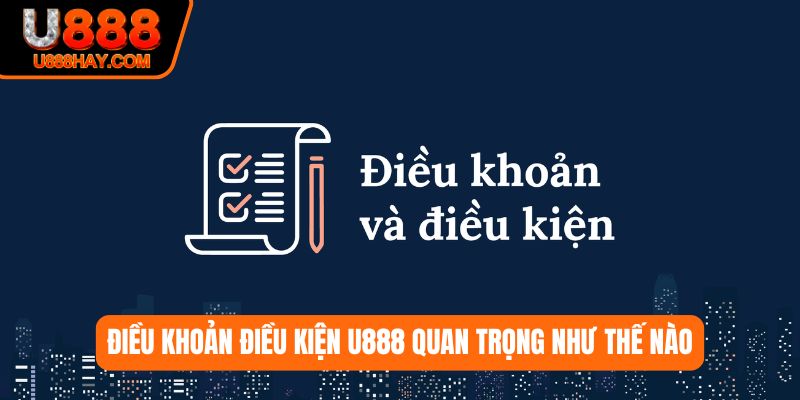 Điều khoản điều kiện U888 quan trọng như thế nào